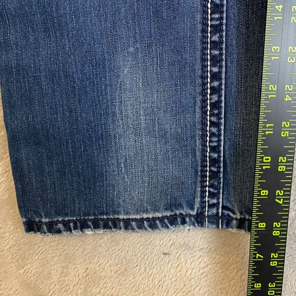 CJ Black Men's Jeans 32x30 Distressed Blue Denim Straight Leg 100% Cotton Pocket - Picture 6 of 16